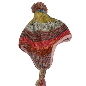 Old Navy Juniors Winter Hat Size L-XL Multi Colored RN54023 NEW Christmas Gifts